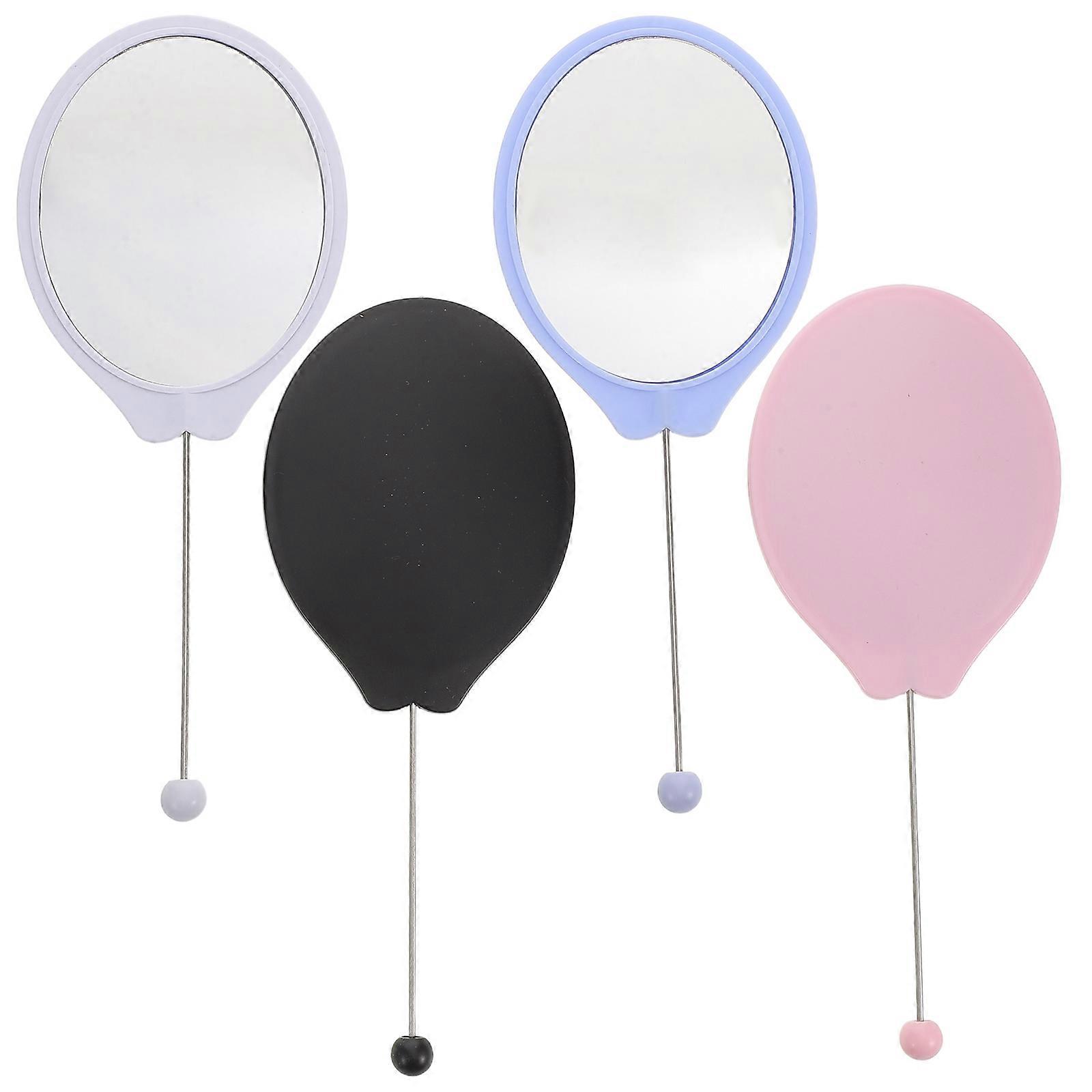 Compact Makeup Hand Mirror for Makeup 8Pcs Assorted Color Small Oval