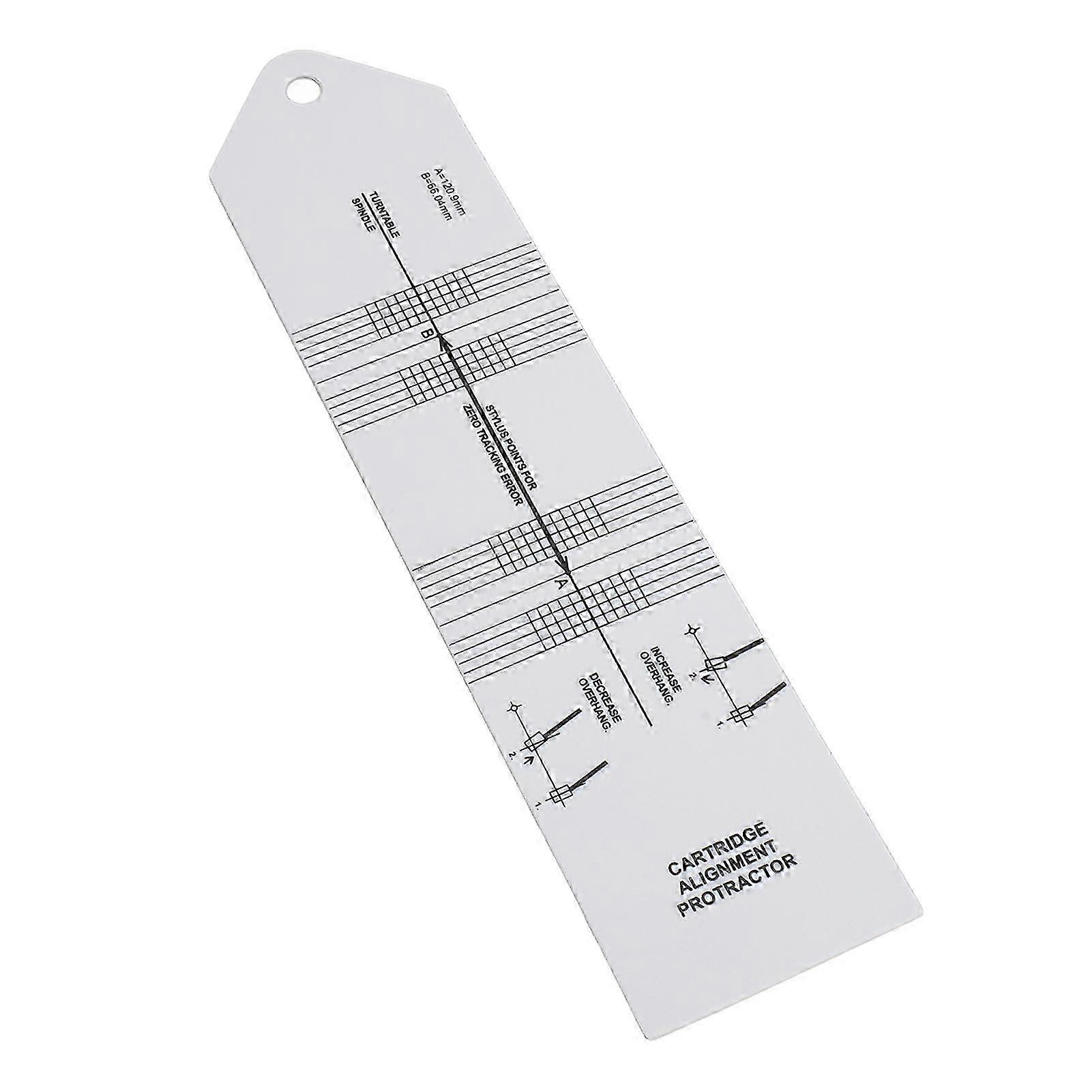 Turntable Protractor Cartridge Alignment Protractor Calibration Turntable Tool Record Phonograph Accessories Adjustment Tool 2025