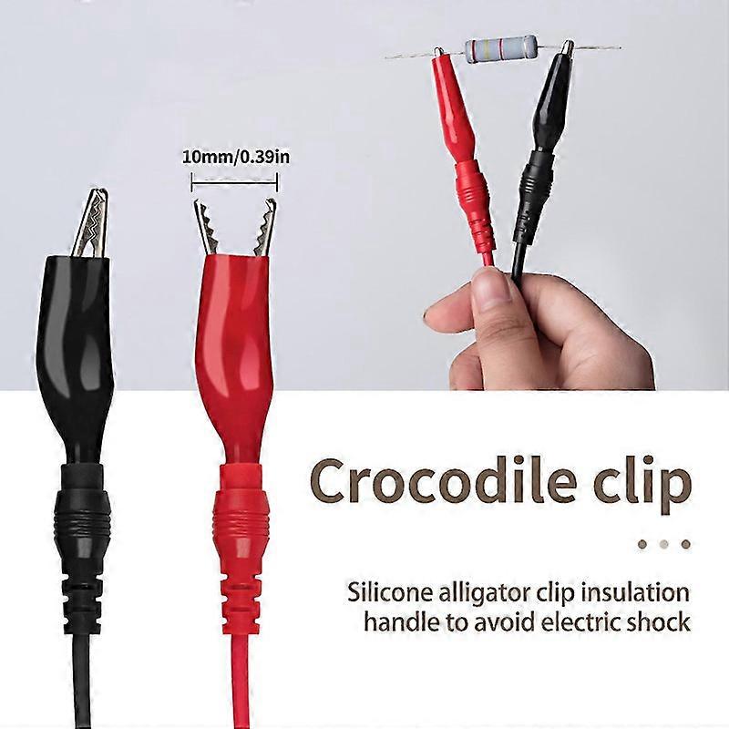 16Pcs Multifunctional Digital Test Lead Set Super Sharp Tips Silicone Test Lines Electronic Test Probe Kit