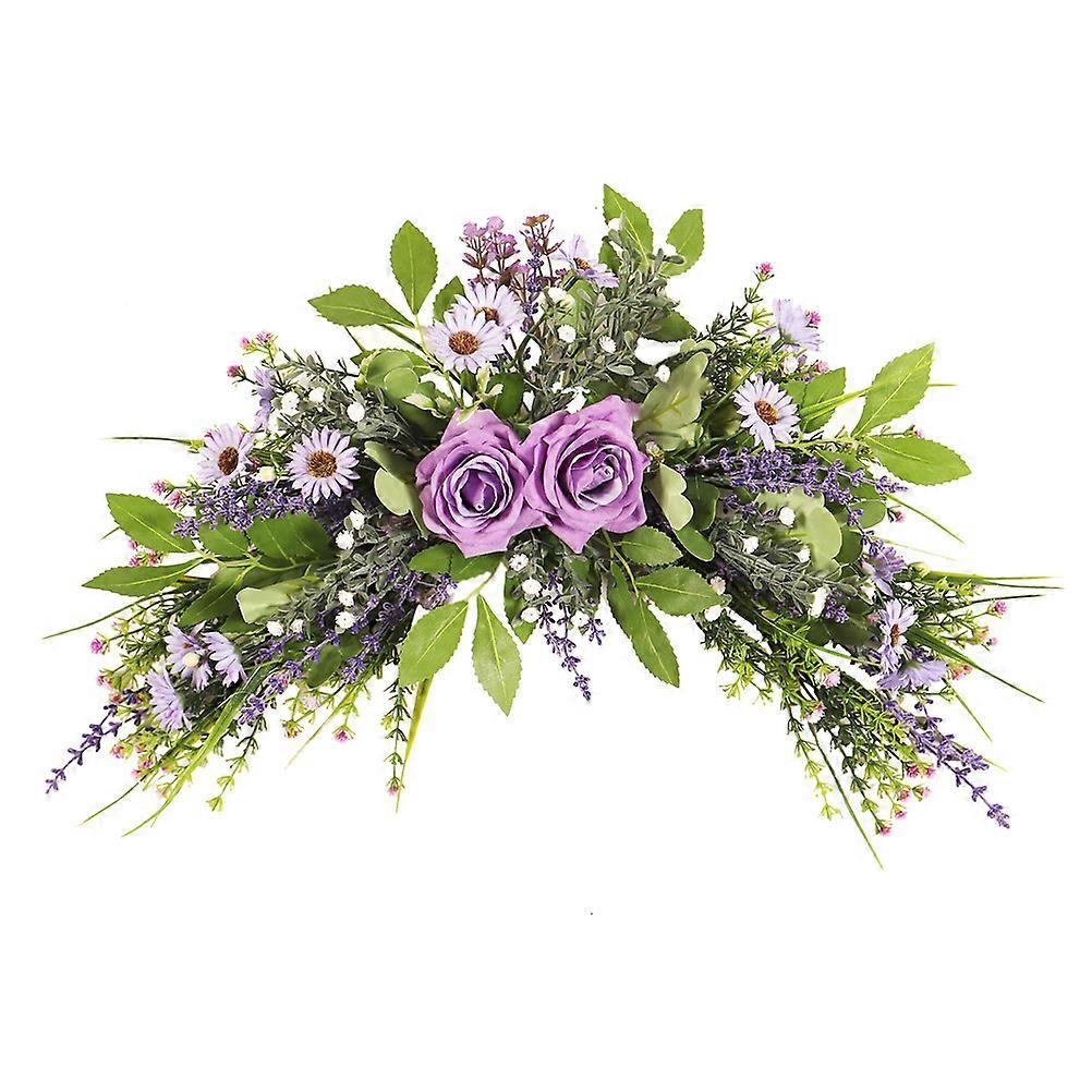 Artificial Flower Wreath Decorative Flower Wreath for Decoration