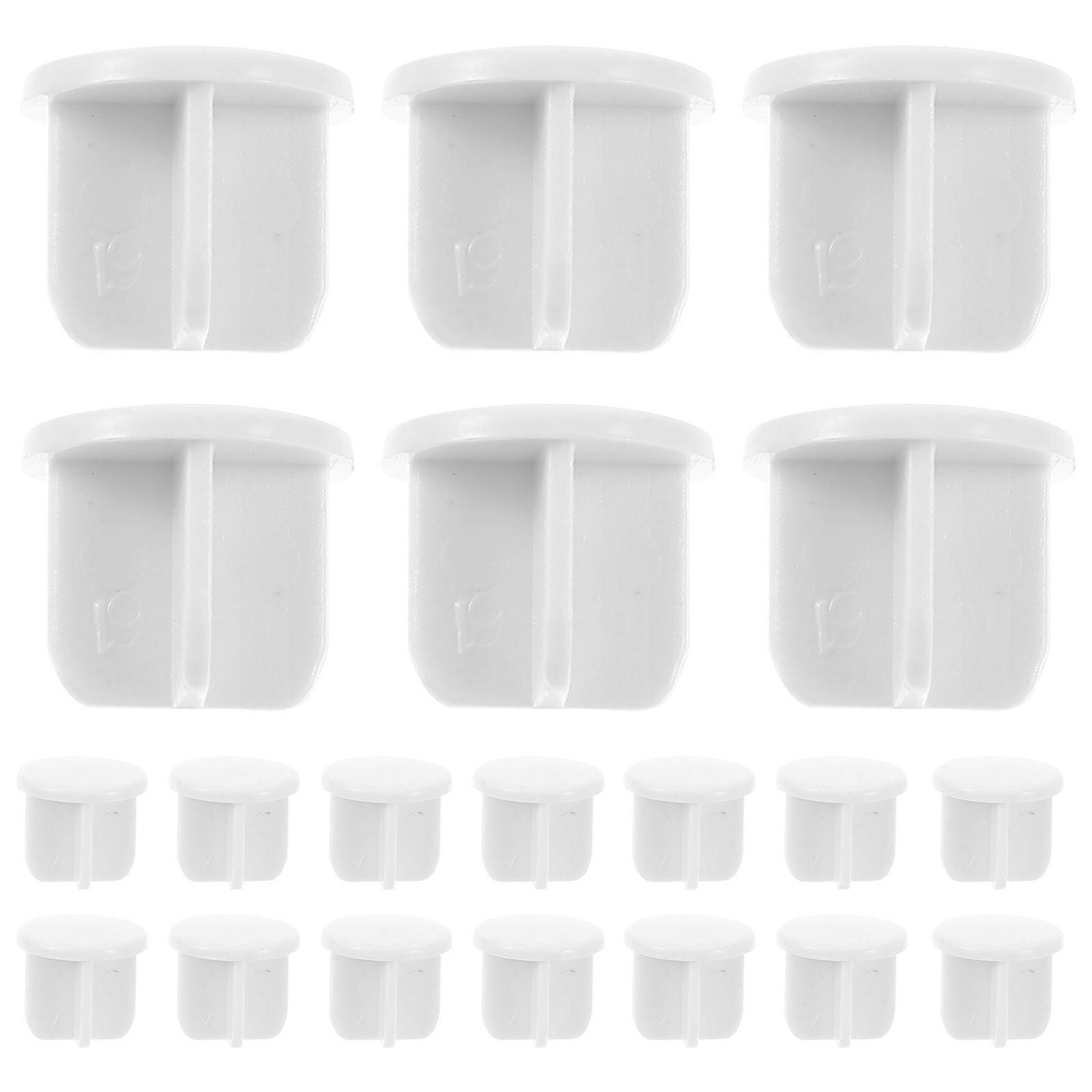 Blinds Rail Button Plugs for Roller Blind Bottom Rail 150Pcs ABS