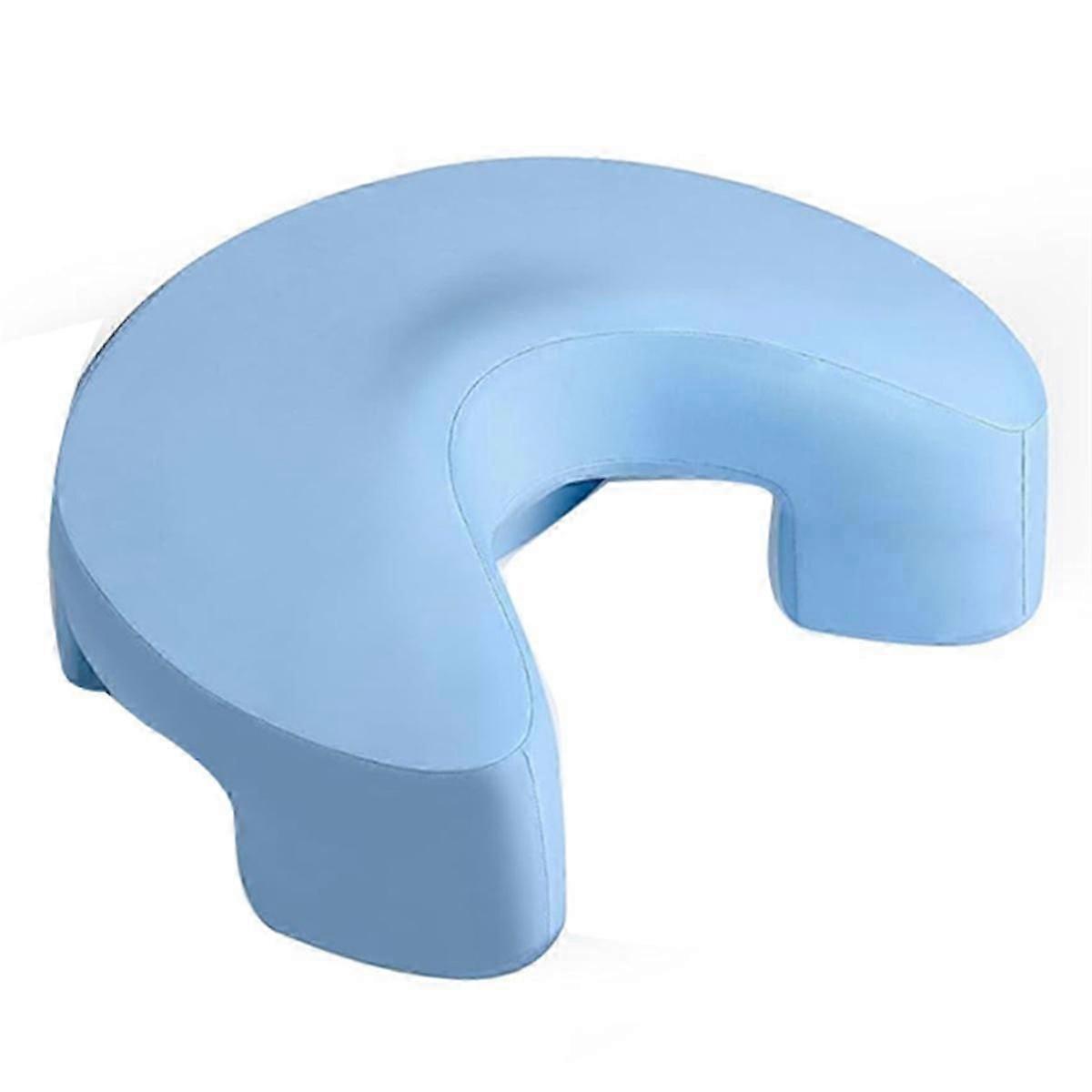 Side Sleeper Pillow for Shoulder Pain Relief, Blue