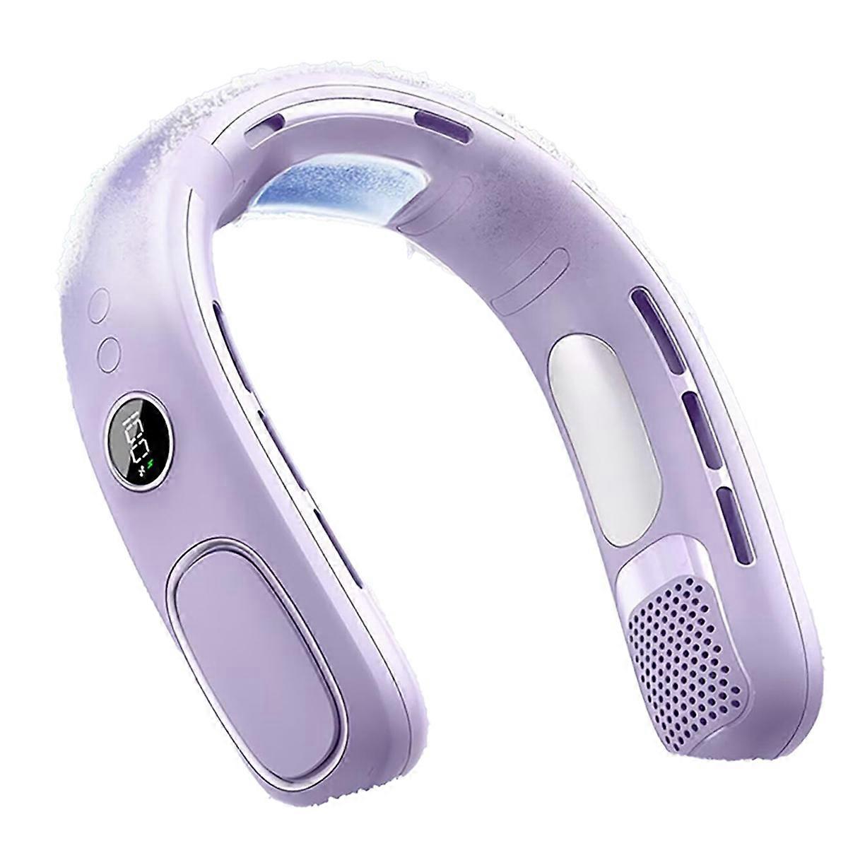 Portable Neck Fan with Semiconductor Cooling Plate That Blow Cold,B