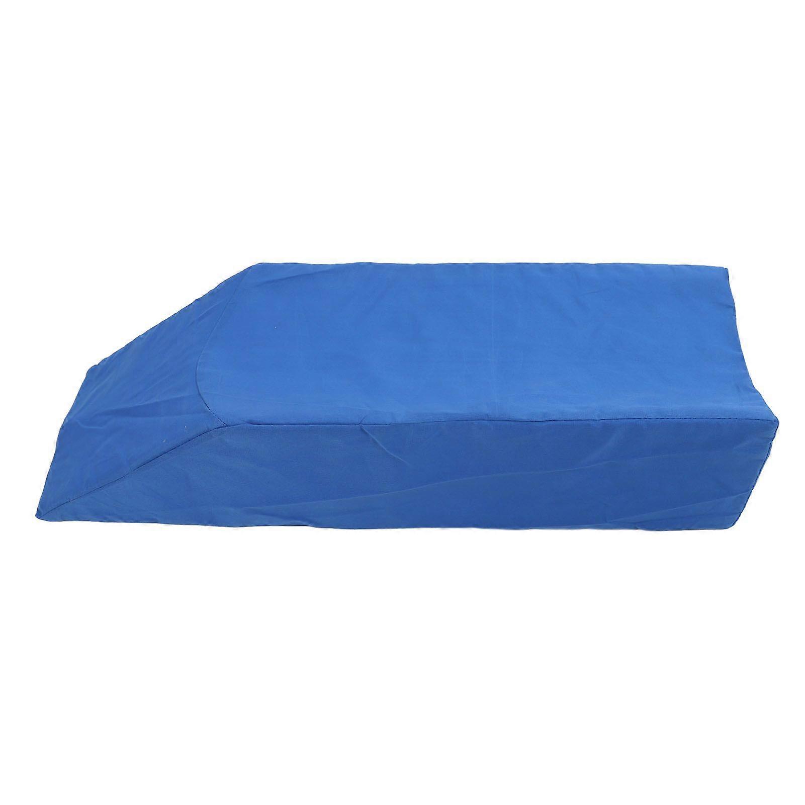 Leg Elevation Pillow Wedge Lift Support Soft Comfortable Portable Leg Wedge Pillow for Hoem Travel Office Blue