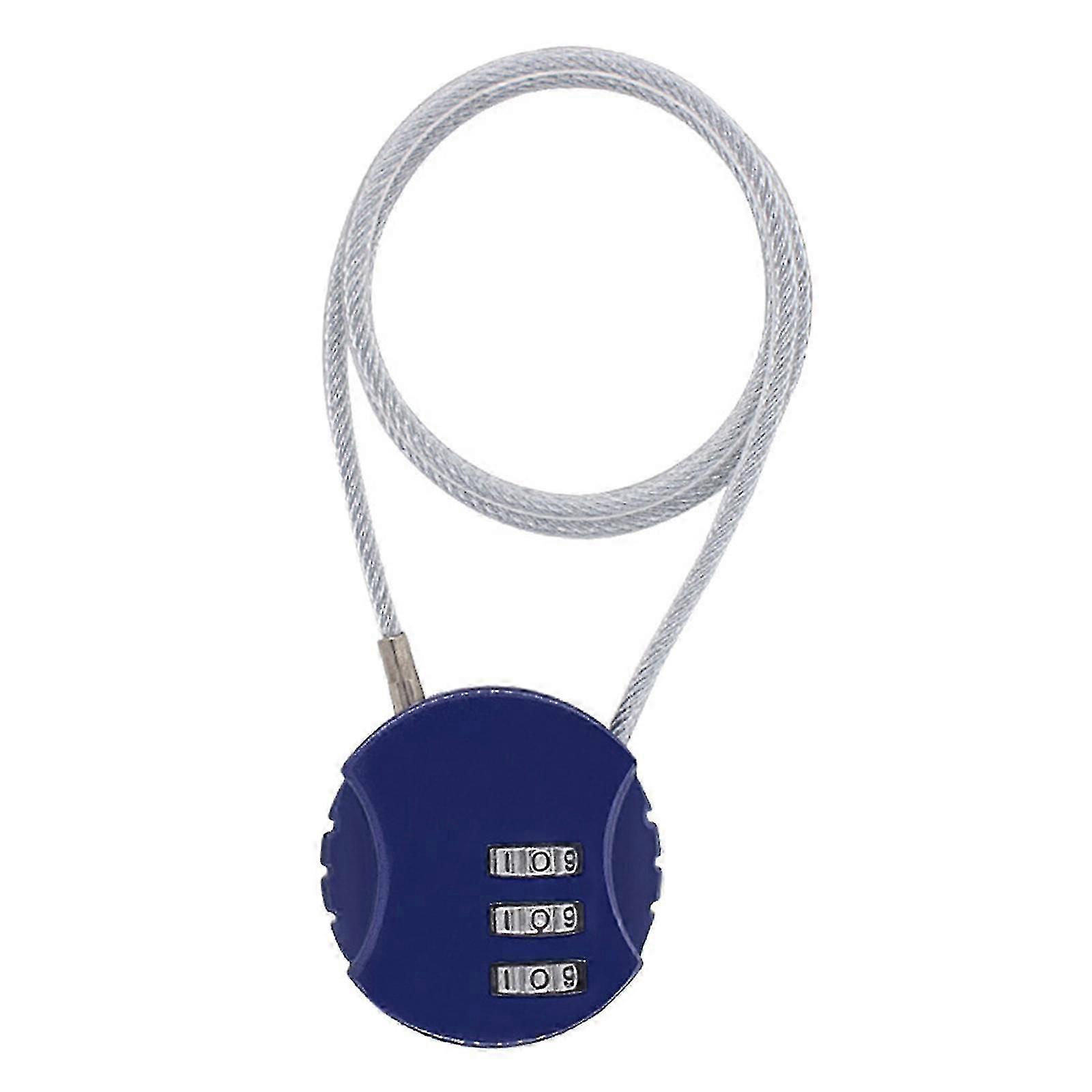 Motorcycle Helmet Lock Cycling lock Universal mini Backpack-color: Blue