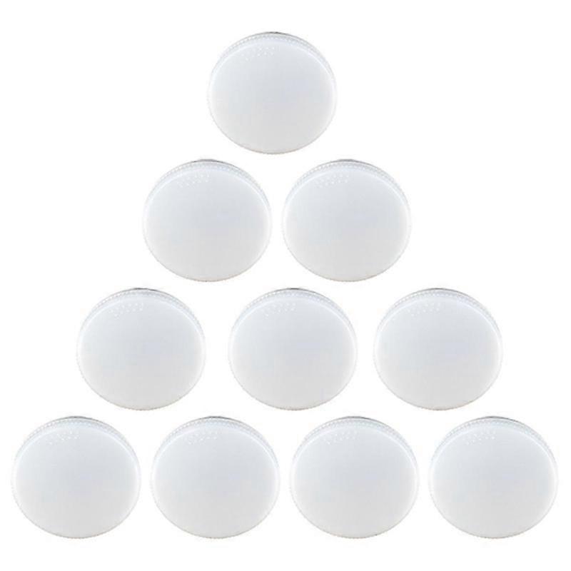 10PC LED Flush Mount Ceiling Light 9W GX53 Base Energy Efficient Easy Install for Cabinets, Ceilings