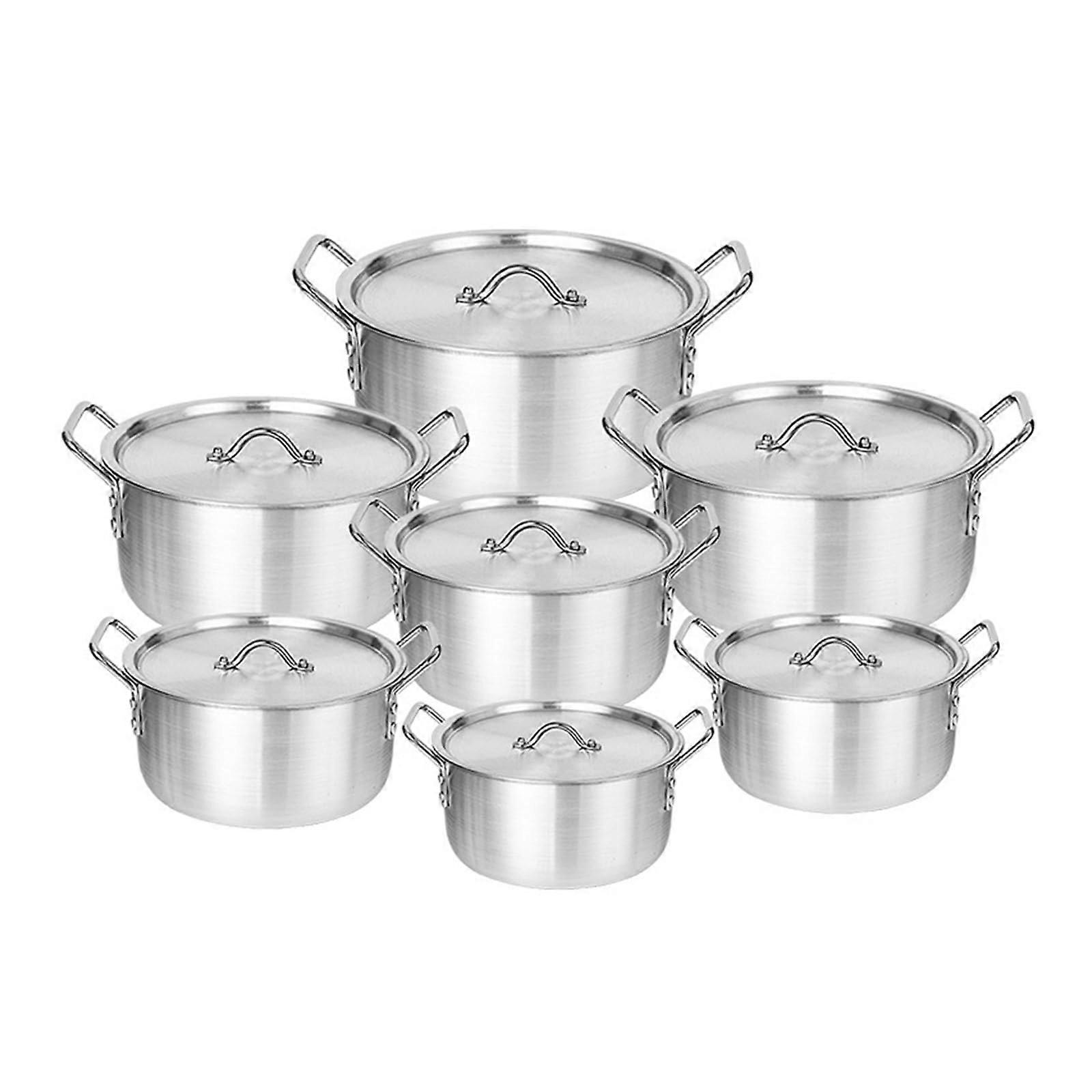 Daily Cooking Kitchen Pot and Soup Pot Set SevenPiece 14/16/18/20/22/24/26 cm