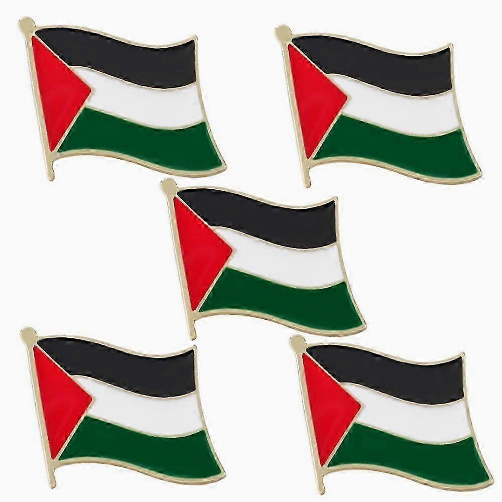 パレスチナ人の10pcs紋章、パレスチナ人、地図、国章、ブローチ、バッジ、社章、ピンバッジ