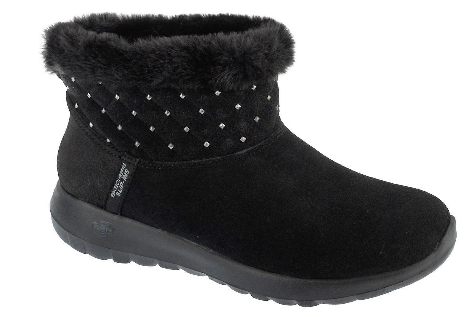 Bottes d'hiver Skechers Slip-Ins : On-The-Go Joy - Cozy Shimmer