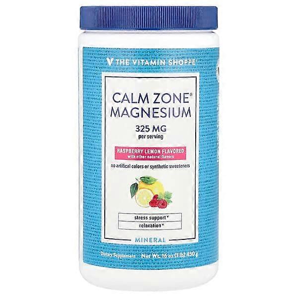 The Vitamin Shoppe, Calm ZoneÃÂÃÂ®, Magnesium, Raspberry Lemon, 16 oz (450 g)