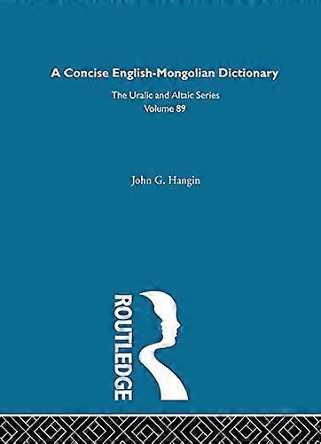 A Concise English Mongolian Dictionary