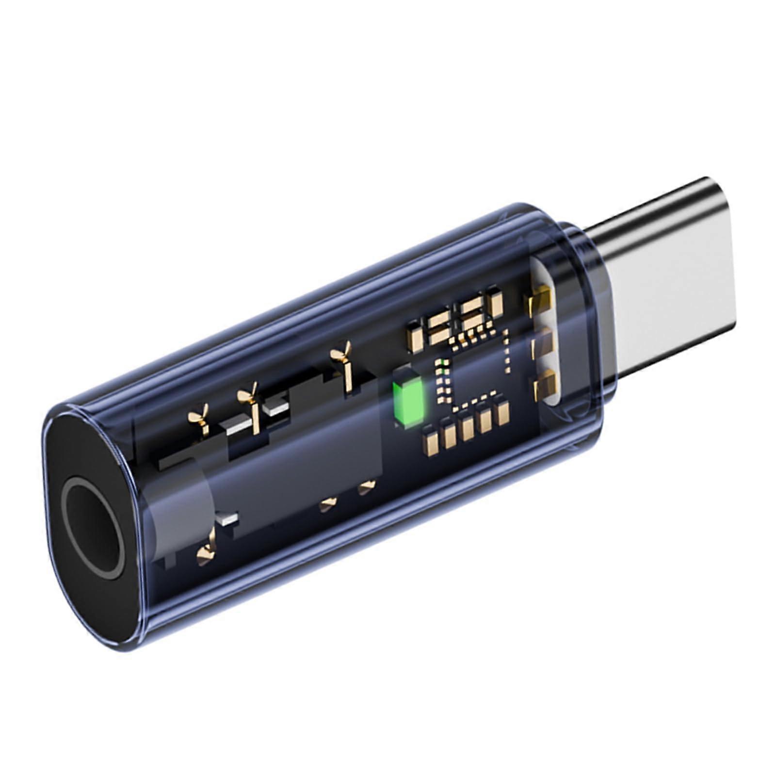 Type C To Auxiliary Sound Frequency Port Adapter Lossless USBC To 3.5mm Headphone Jack Converter For Phones And Tablets