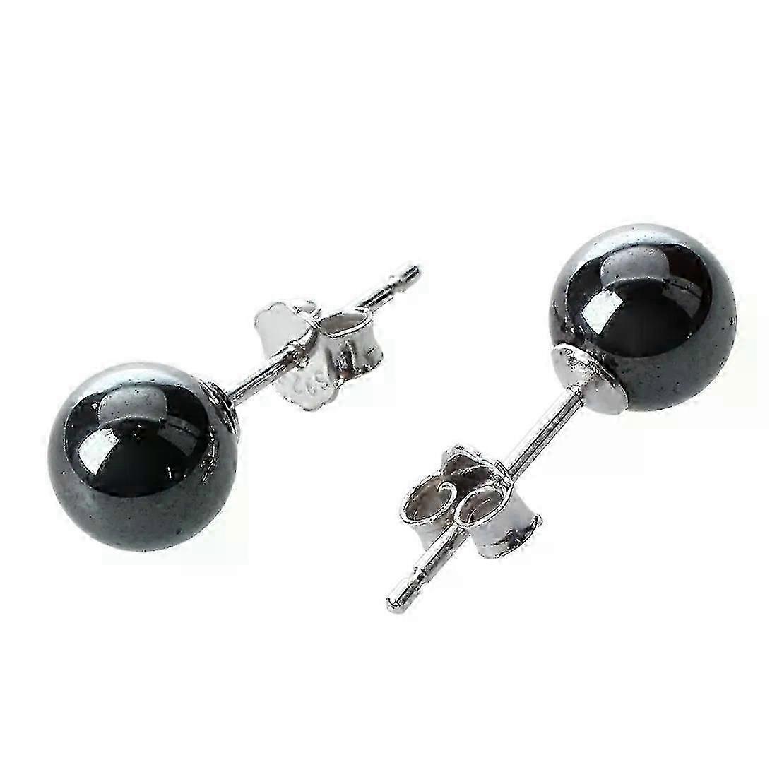 Hematite Sterling  Stud Earrings for Women's