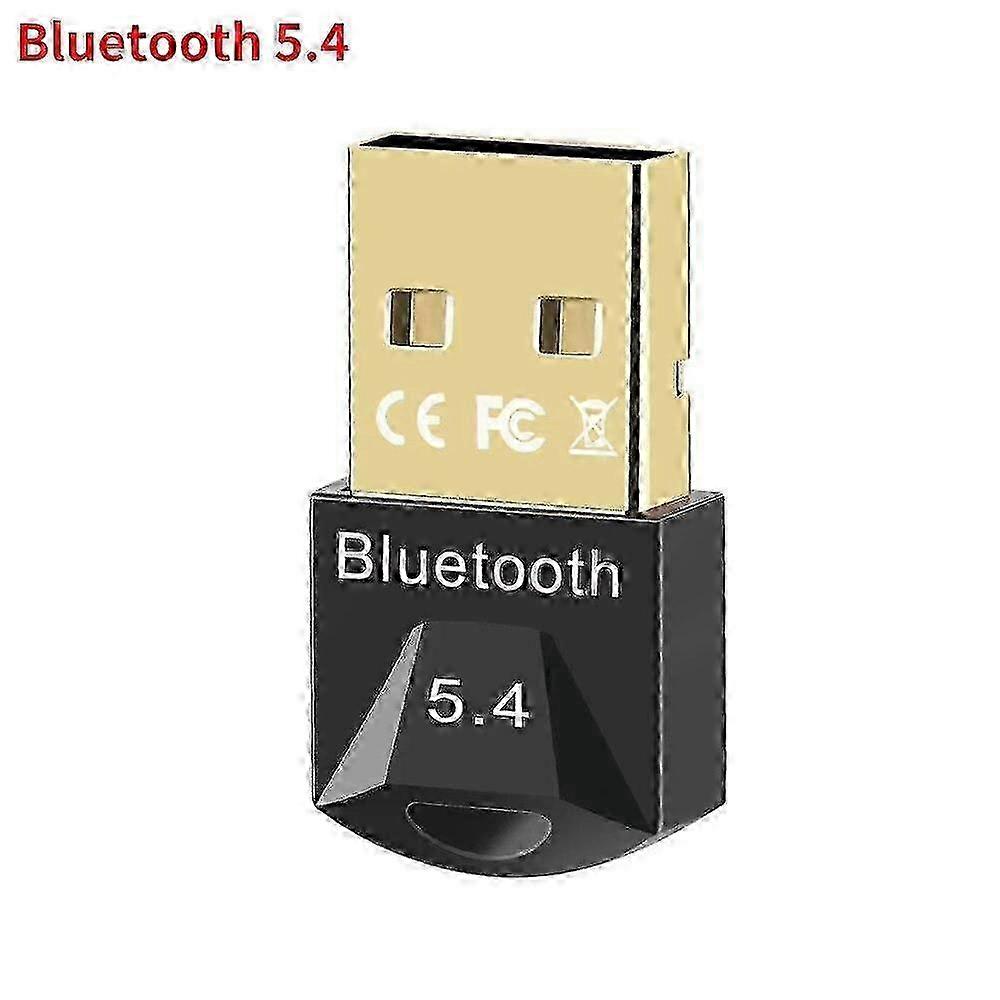 USB Bluetooth 5.4 Adapter Music Audio Receiver Transmitter for PC Wireless Mouse Keyboard Free Drive Windows8.1/10/11
