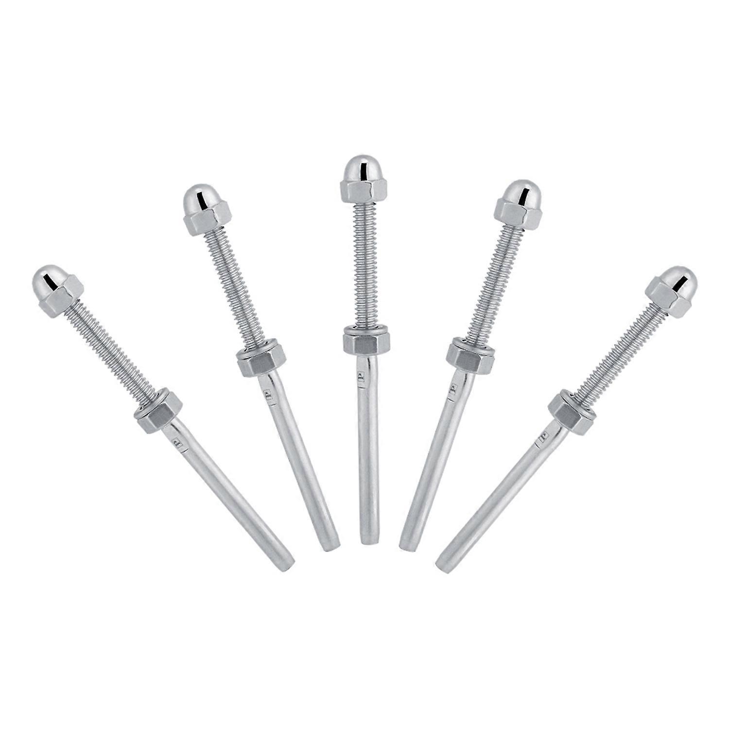 10pcs Stainless Steel Threaded Tensioner Stud Ends for 1/8" Cable Railing System