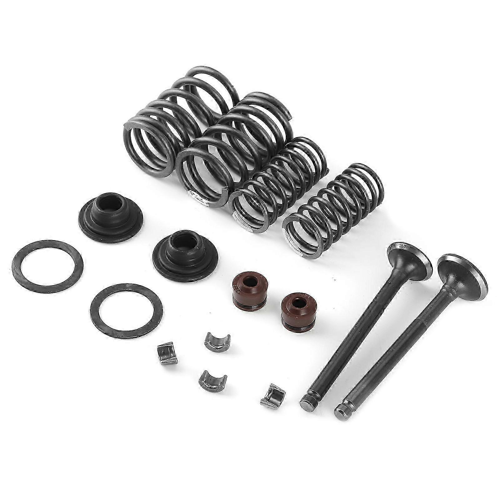GY6 50-150CC Engine Valve Spring Kit, 16pcs Metal Polished Assembly