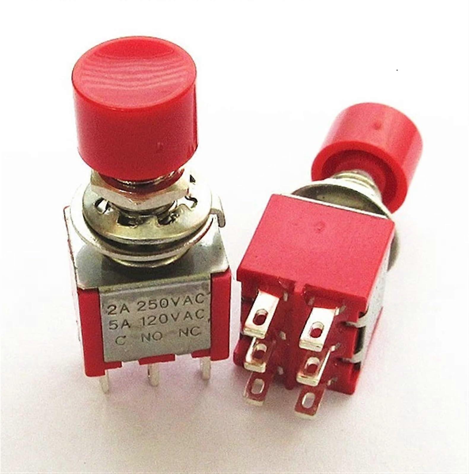 Momentary/Reset Toggle Switch 3/6 Pin LED Rocker On/Off, 2A 250V AC / 5A 120V AC, 5V