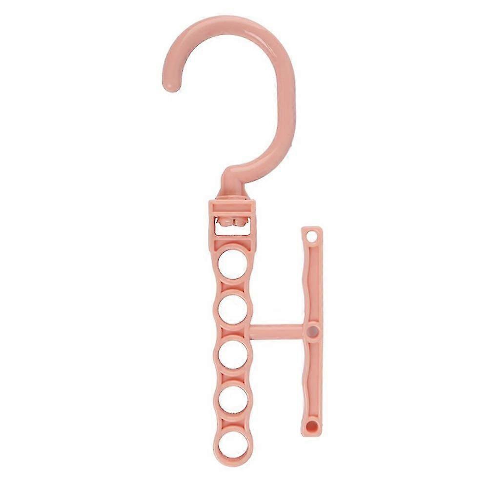 5 Holes Rotary Hanger With Handle Closet Sorting Drying Hanger  Useful Space Saver Wonder Clothes Organizer Bags Belts Ties