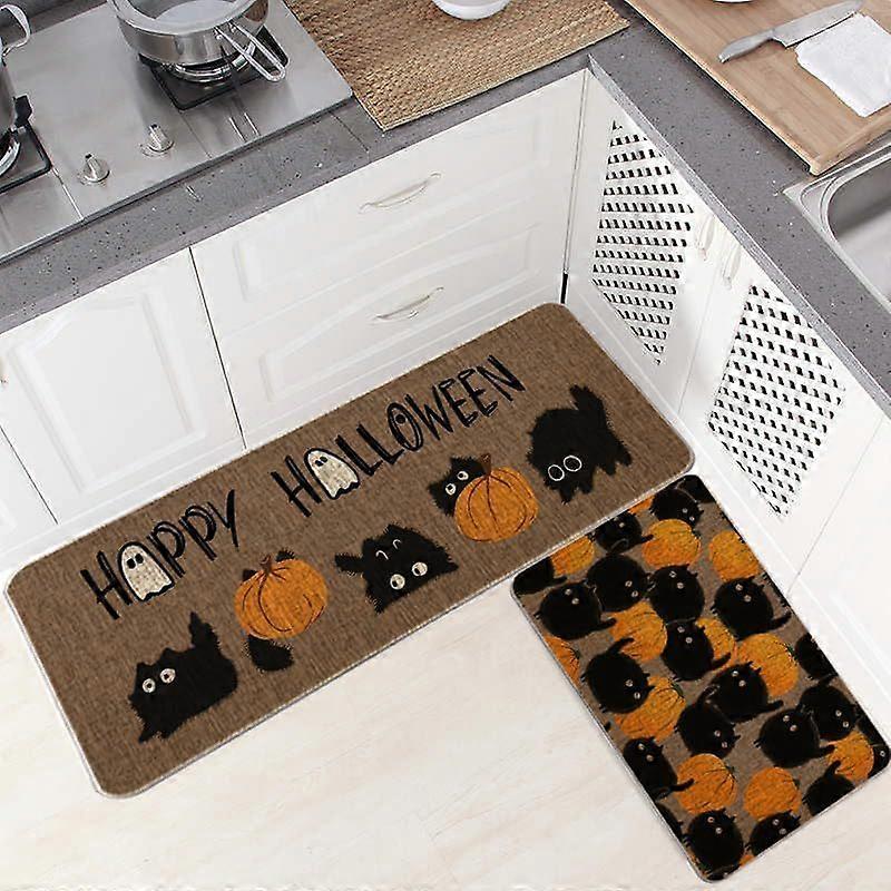 Kitchen floor mat, scary decorative bathroom mat
