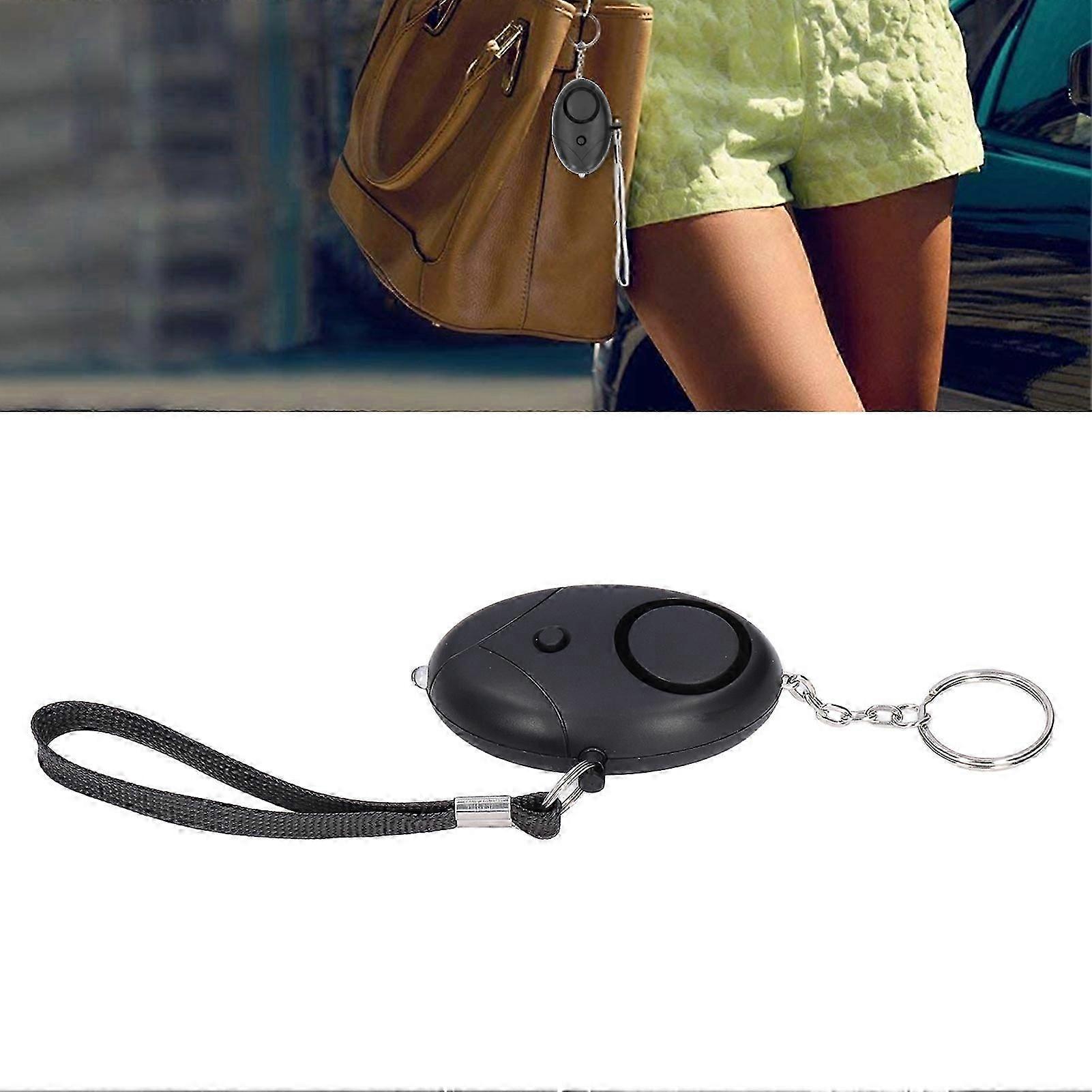 Emergency Alarm 130DB Loud Security Key Chain with Built-in Battery