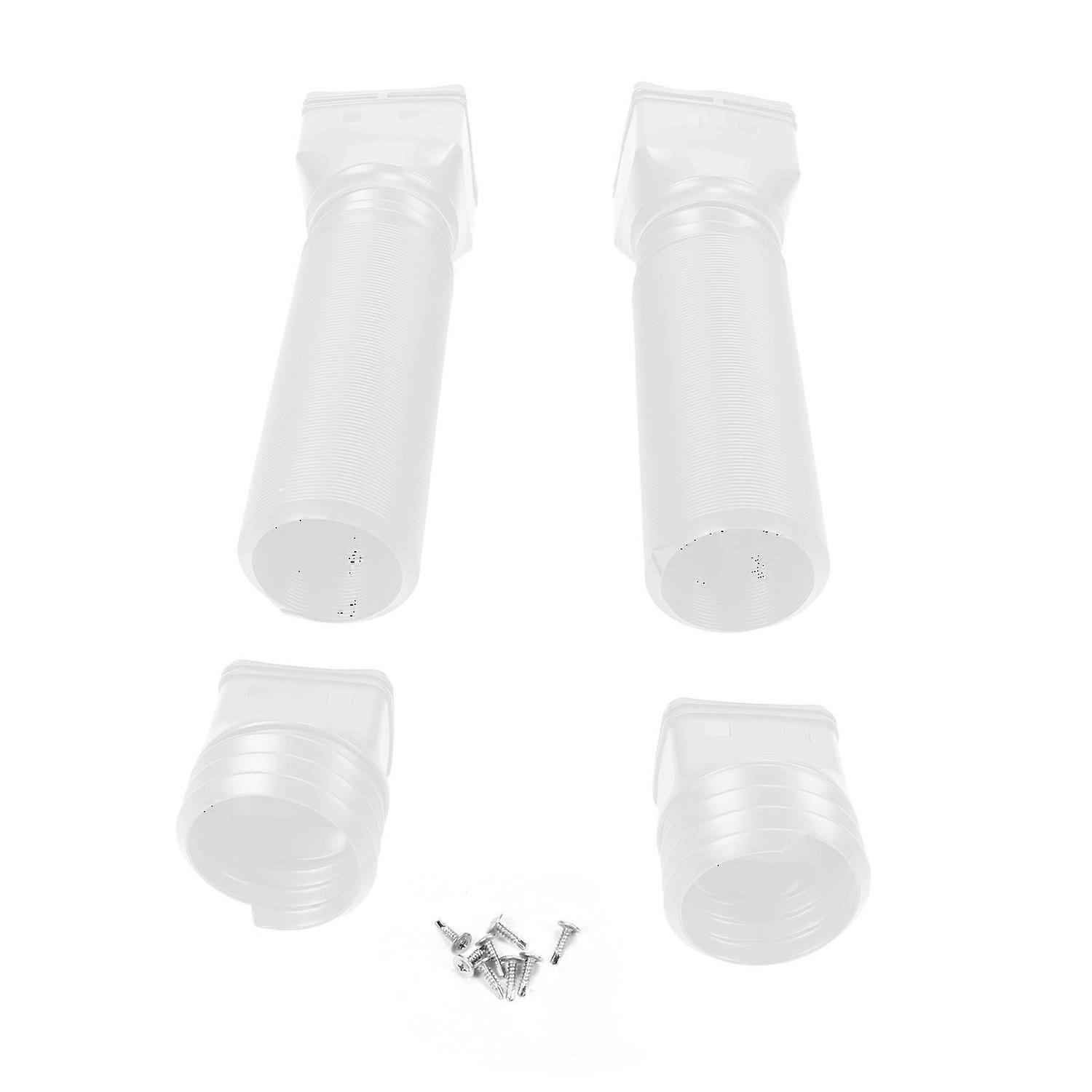 Gutter Downspout Extensions Extendable 2 Soft Hose Water Transfer Rainwater Gutter Pipe White