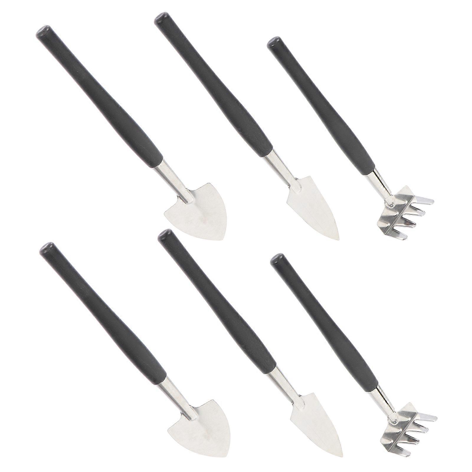 Mini Garden Tool Set Durable Spade for Gardening Tasks 6Pcs