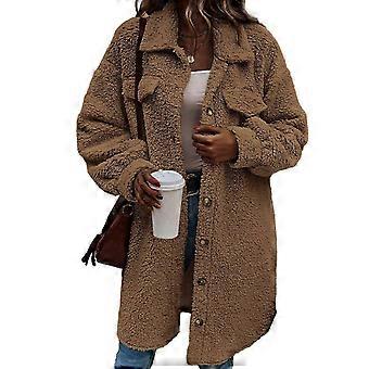 Womens Fuzzy Fleece Jackets 2023 Solid Color Oversized Long Open Front Cardigan Jackets Coat Warm Winter Faux Furs Coat XL White
