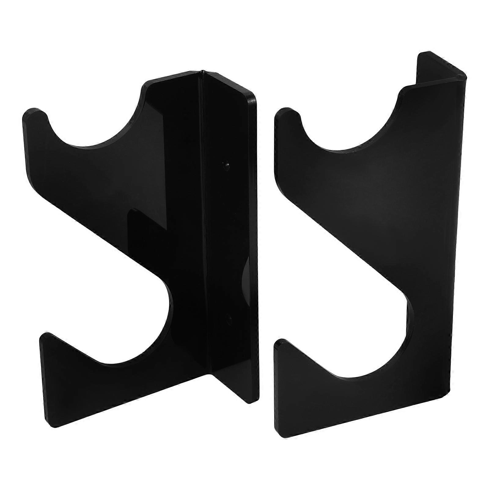 Black Wall Mounted Sword Stand Acrylic Sword Holder 1Pair Set