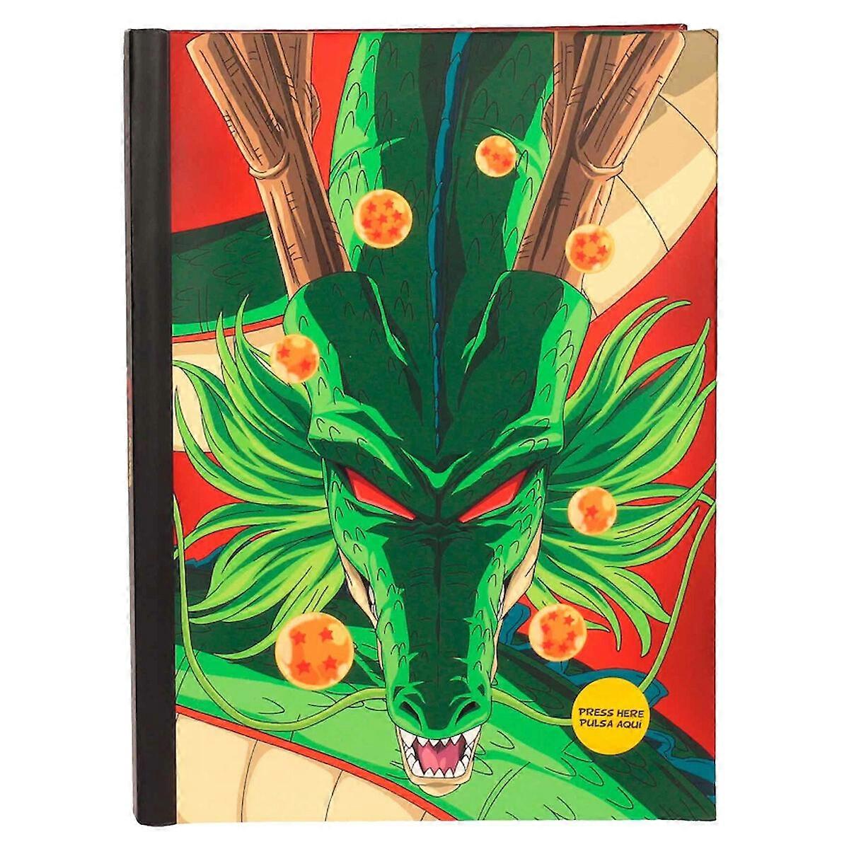 Dragon Ball Shenron A5 Notebook med LED-lampor