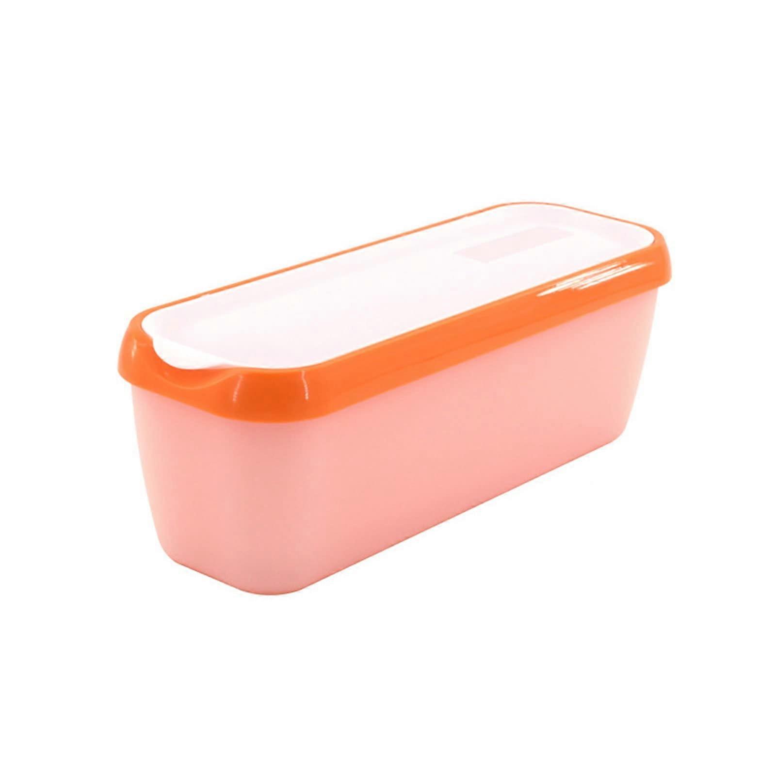 Reusable Ice Cream Containers Stackable Tubs for Homemade Sorbet Yogurt Gelato Storage