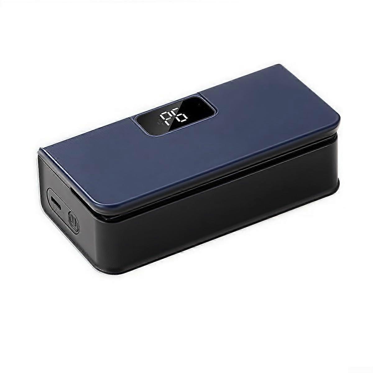 USB Rechargeable Cordless Bag Sealer for Snacks and Food Storage 1600mAh Magnetic Blue