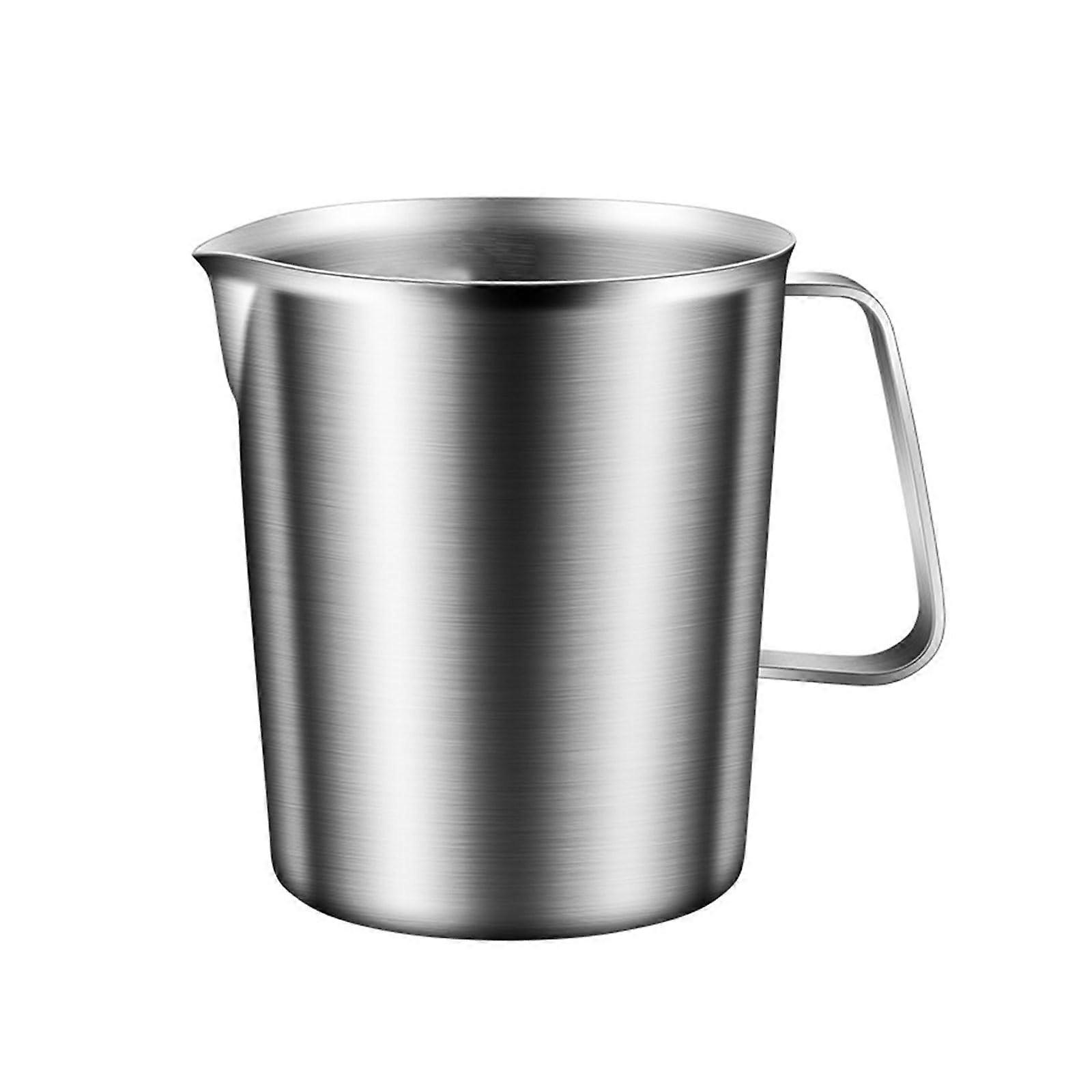 Stainless Steel Measuring Cup 1000ml with Handle and Precise Scale for Baking and Cooking