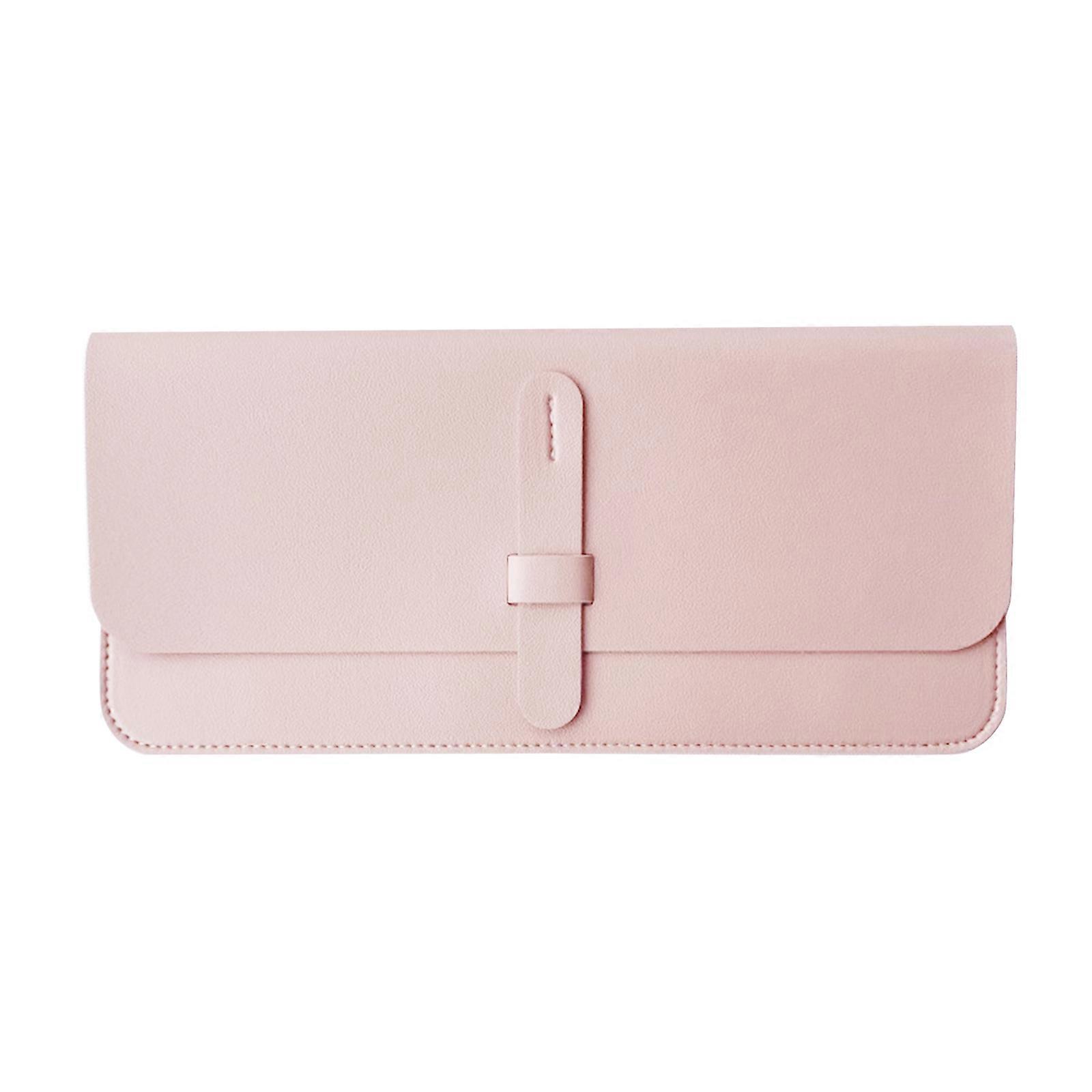 Portable Keyboard Carrying Case Storage Bag PU Leathers Dustproof Protective Case for K380 Wireless Keyboard  Shockproof  Pink