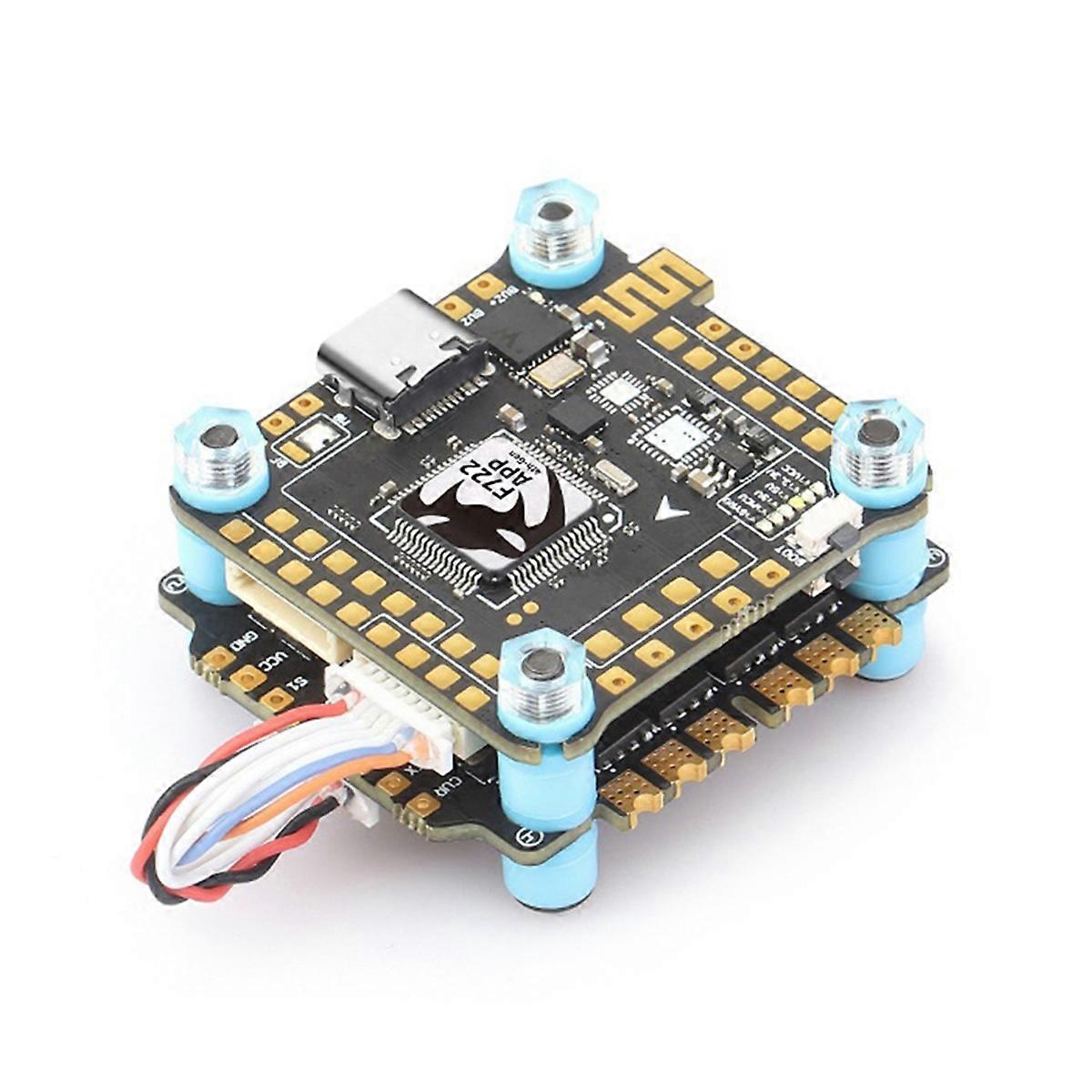 F722 APP FC&ESC FPV Stack F722 MK4 APP Flight Controller F65A 128K BLHeli32 ESC 3-6S Configure WIFI for RC FPV Drone