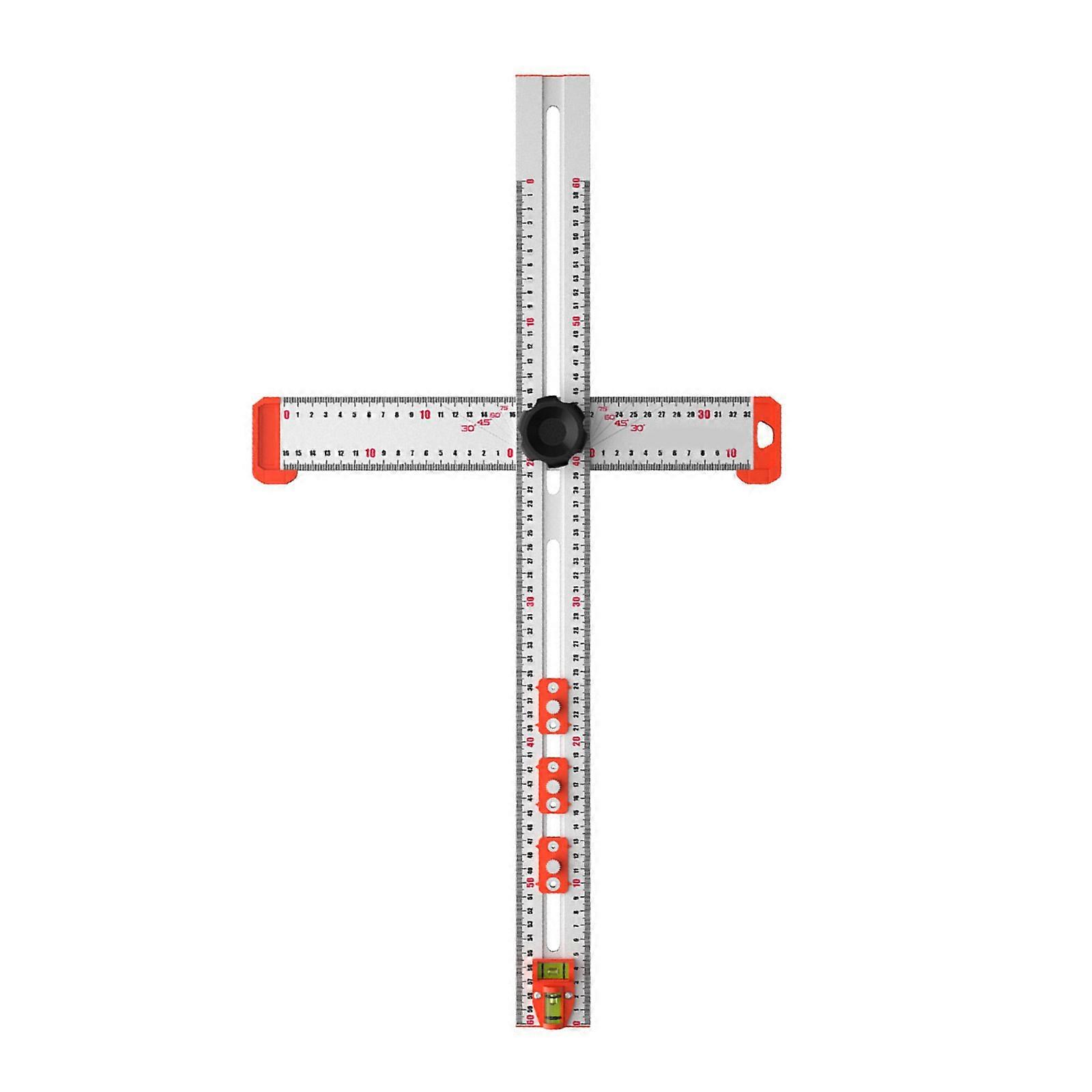 CabinetHardware DowelingJigs,AdjustableCabinet Template Tool for Knob,Handles and Pulls,Self Centering Punch Locators Multicolor