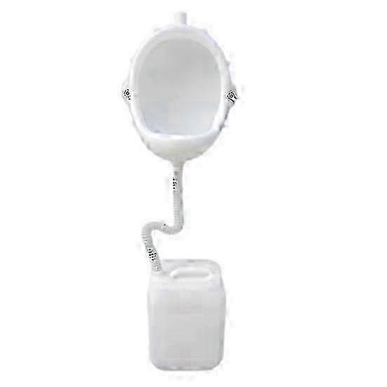 Wall-mounted Men Urinal With Hose Splash-proof Easy Installation Reusable Temporary Construction Site Urinal Waterless
