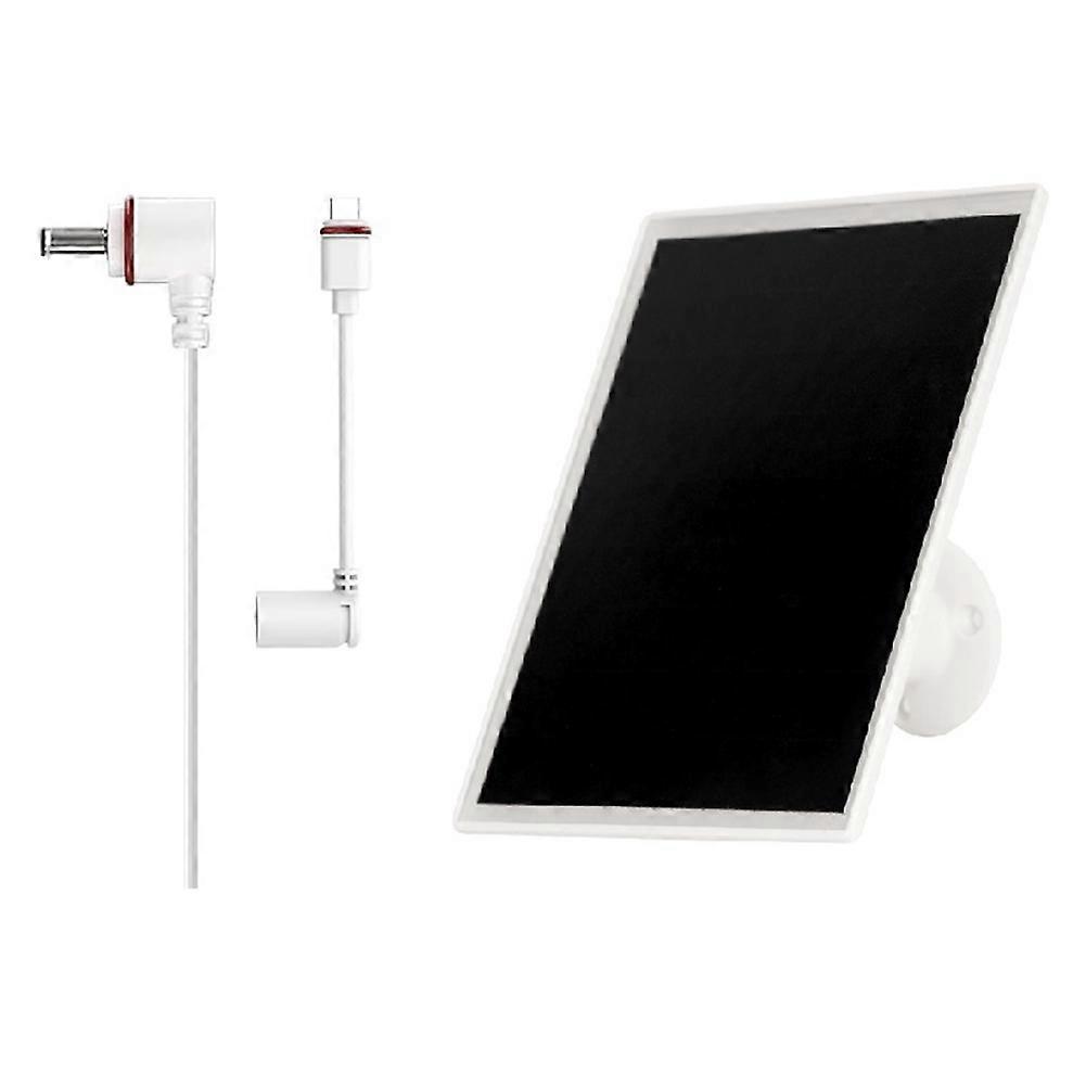  10W 5V Monocrystalline Solar Panel DC+Type-C for Low Power Camera/Ring Camera/Stand-Up Camera