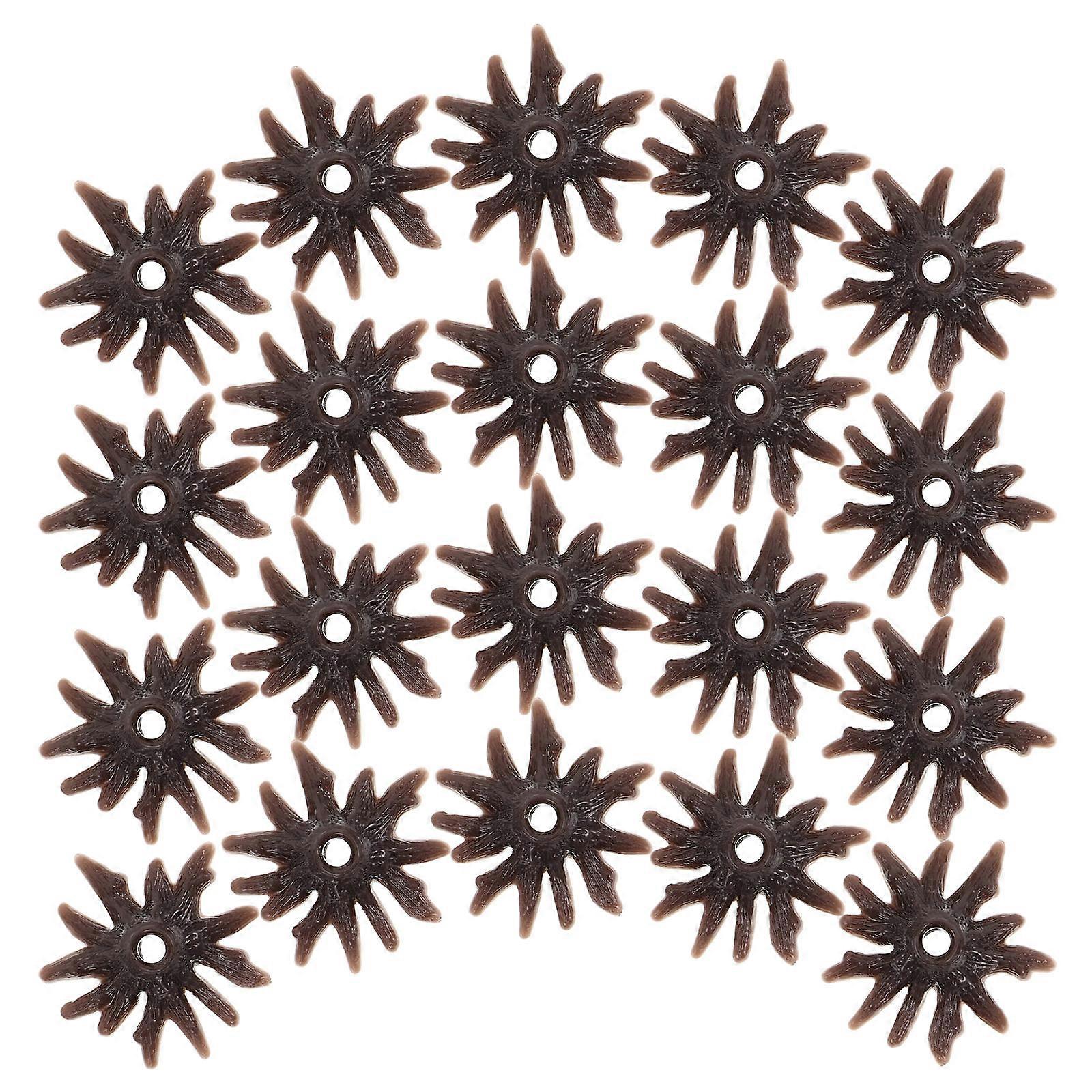 Indoor Tree Support Model Trees Base for Building Model Scenery Plastic Coffee Stand for Diy Crafts 50Pcs