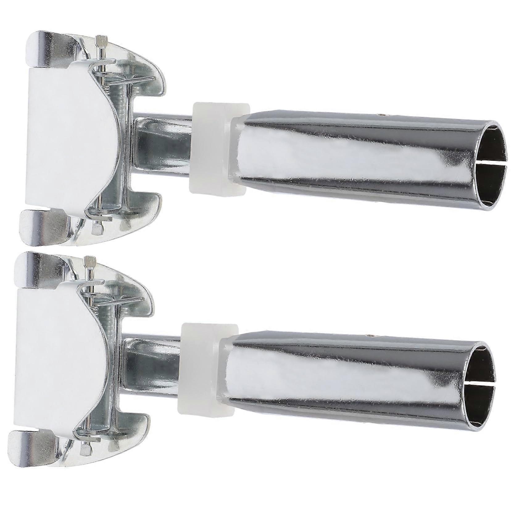 2 Pack Replacement Mop Handle Clamp for Industrial Cleaning Pole Durable Sturdy Design