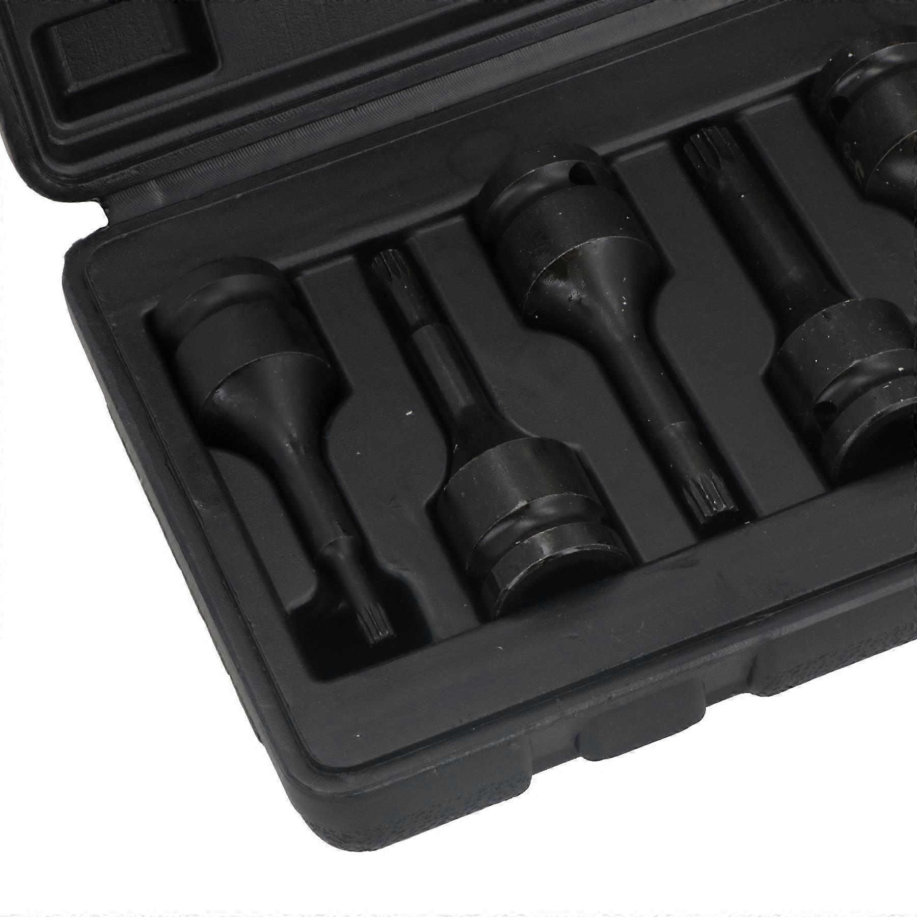 Spline Socket set Triple Square 1/2" Drive M5 - M18 8pc Deep Impact AT831