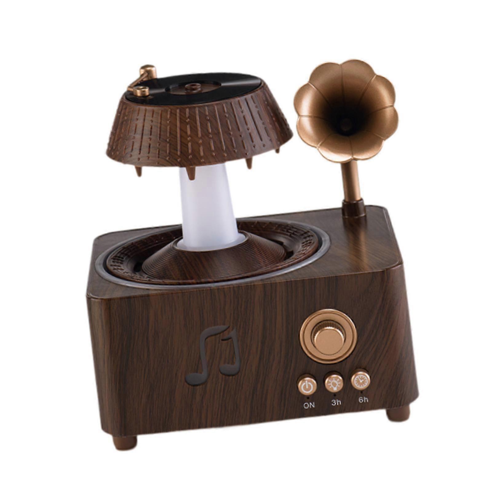 Vintage Record Diffuser Versatile White Noise Music for Working SPA Sporting