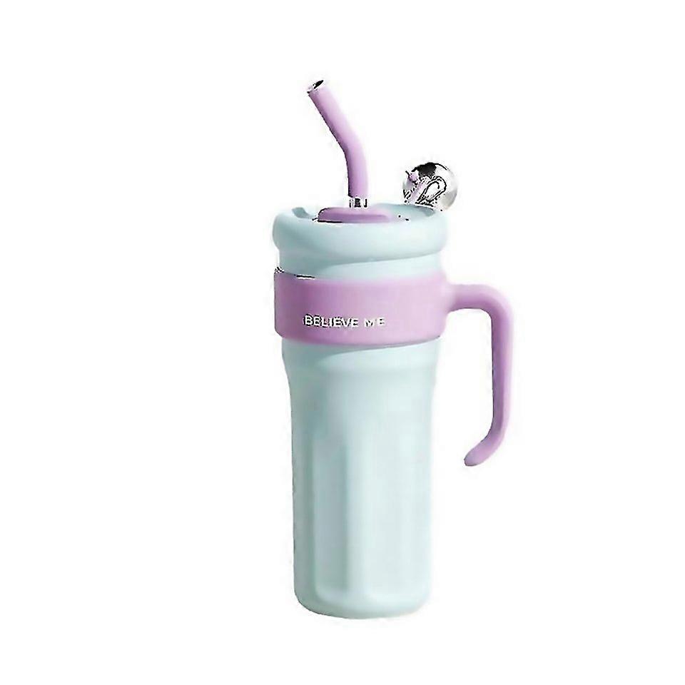 For Large Capacity Heat Preservation And Cold Preservation Cup With Straw Handle High Value Stainles