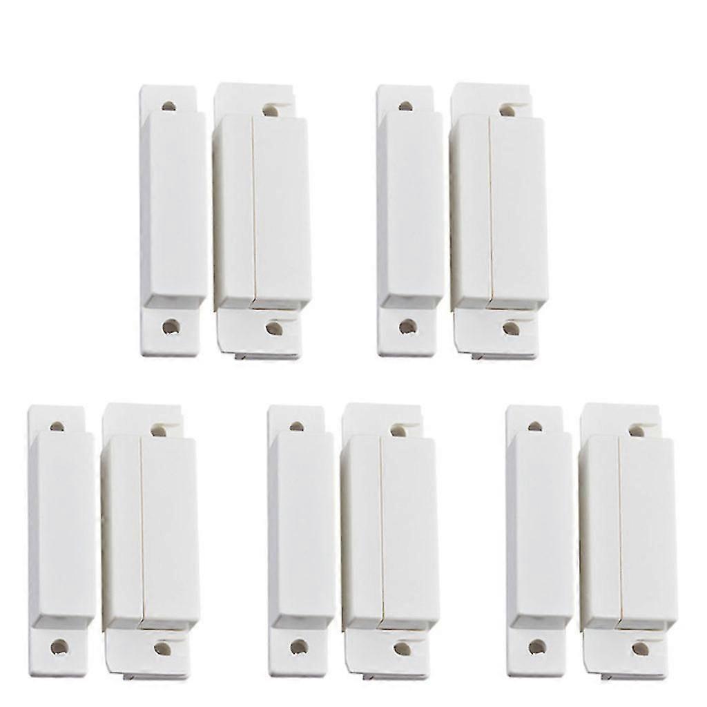 MC-31 Surface Mount NC Magnetic Door Contact Sensor with Alarm Reed Switch (10 Units)