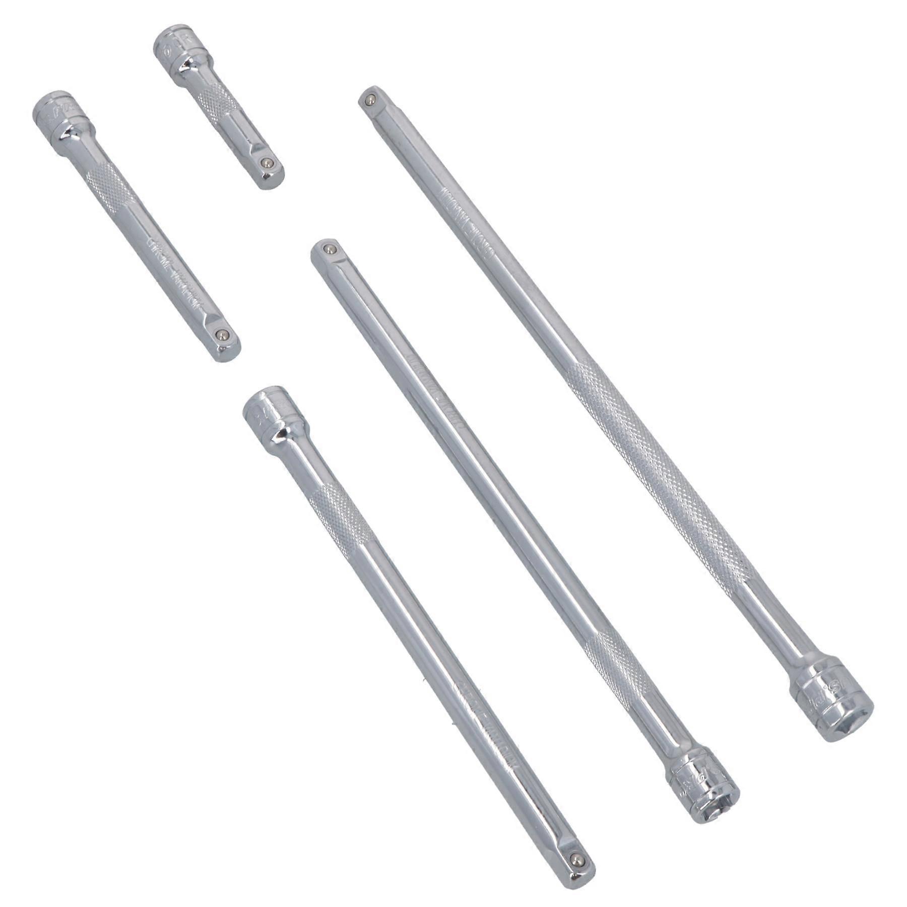 3/8" Drive Straight Socket Extension Bar Set 38mm - 300mm 6pc Set 
