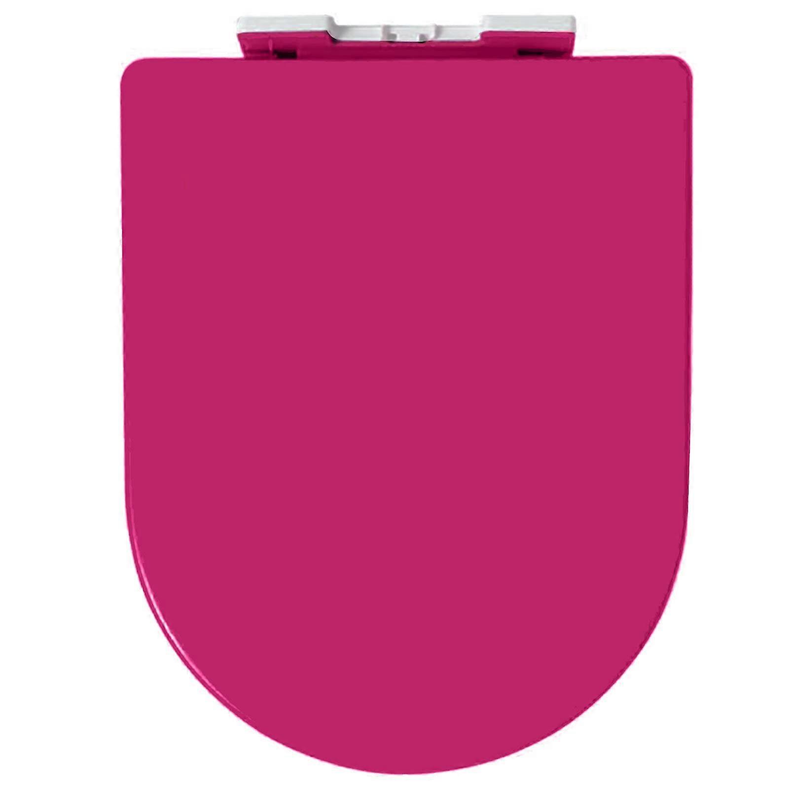 Soft Close Toilet Seat with Quick Release Hinges, Durable PP, Universal Fit, 6 Color Options