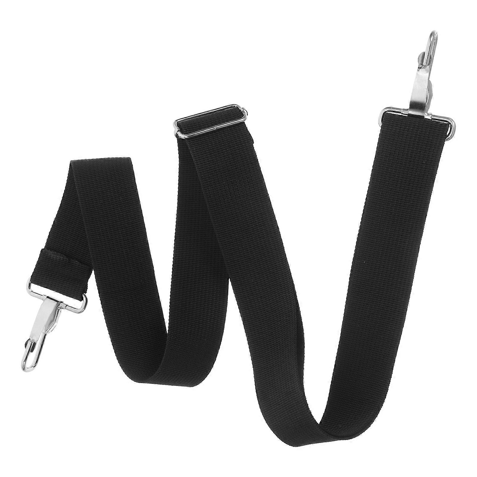 Marching Snare Drum Sling Strap Musicians Members Nylon Black 1Set