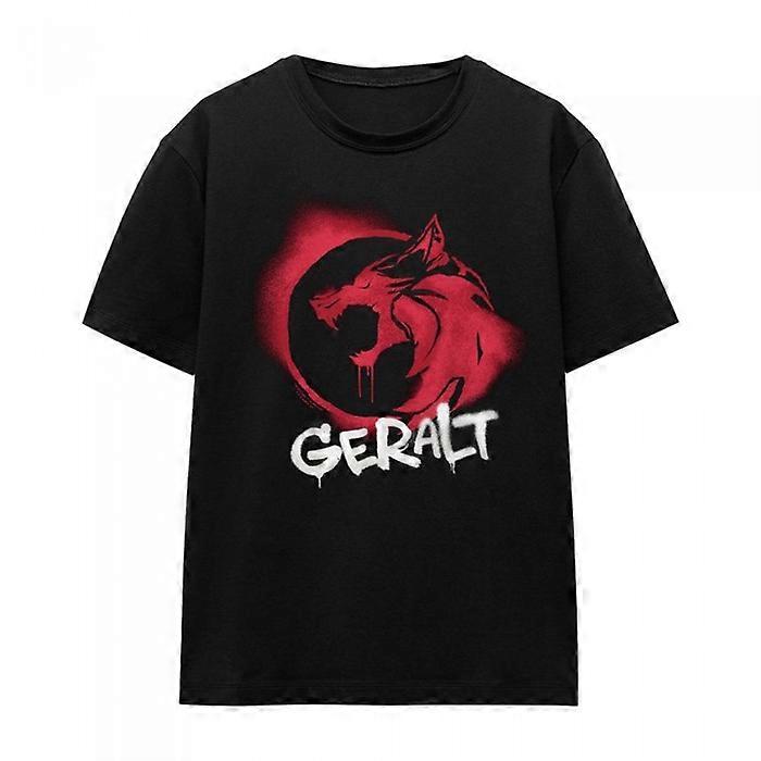 The Witcher Womens/Ladies Geralt Graffiti T-Shirt