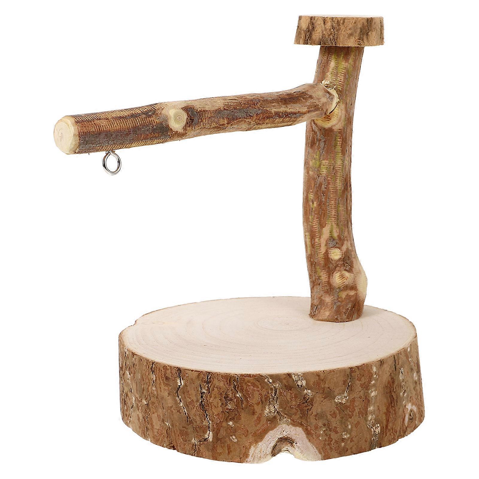 Bird Perch Rack Parrot Stand Wood for Supporting Use