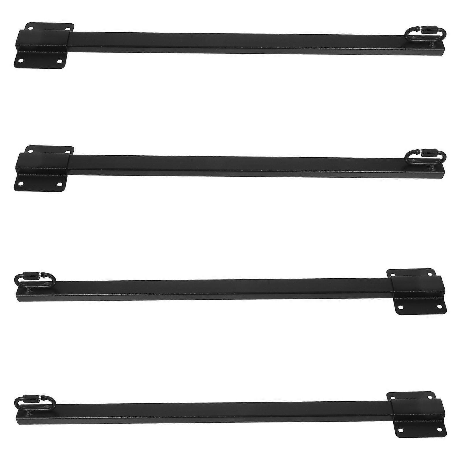 Metal String Light Poles for Outdoor Use Black 1Set Hanging Kit for String Lights