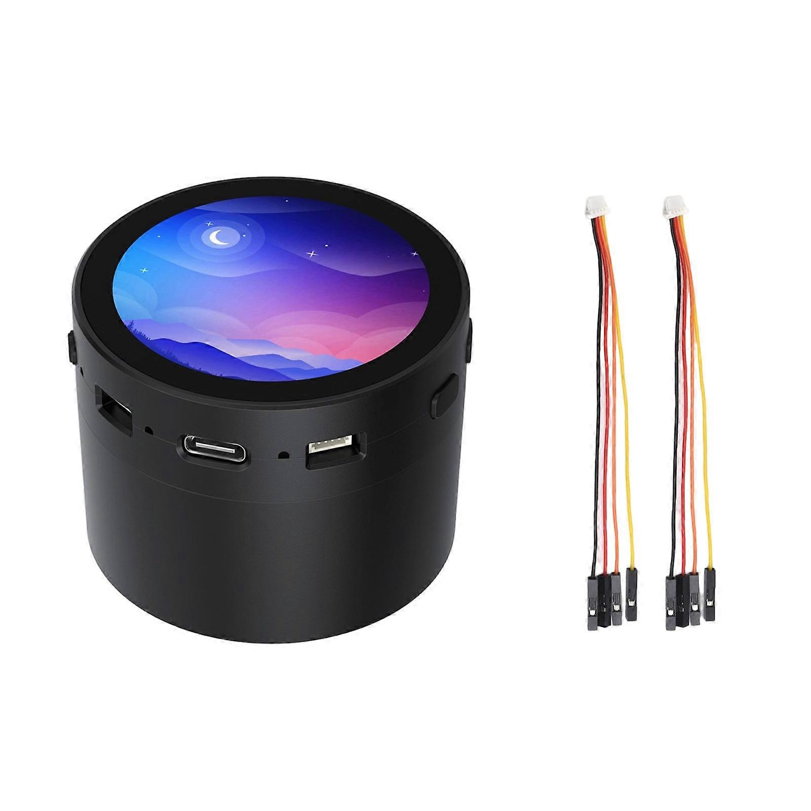 Multifunction RP2350 Microcontroller Development Board 1.85inch Round Capacitive Touchable Screen Display Expansion Board Multicolor